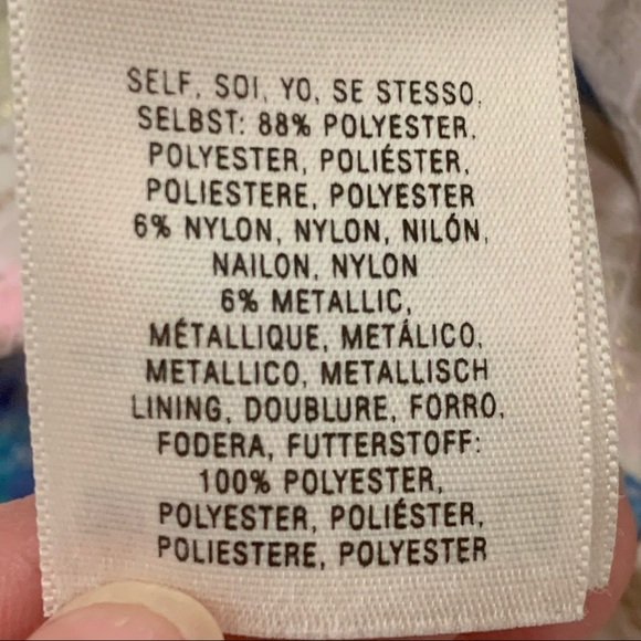 Anthropologie Leifsdottir Peplum Brocade Top Bird Pattern Metallic Sleeveless 0 - Picture 16 of 16